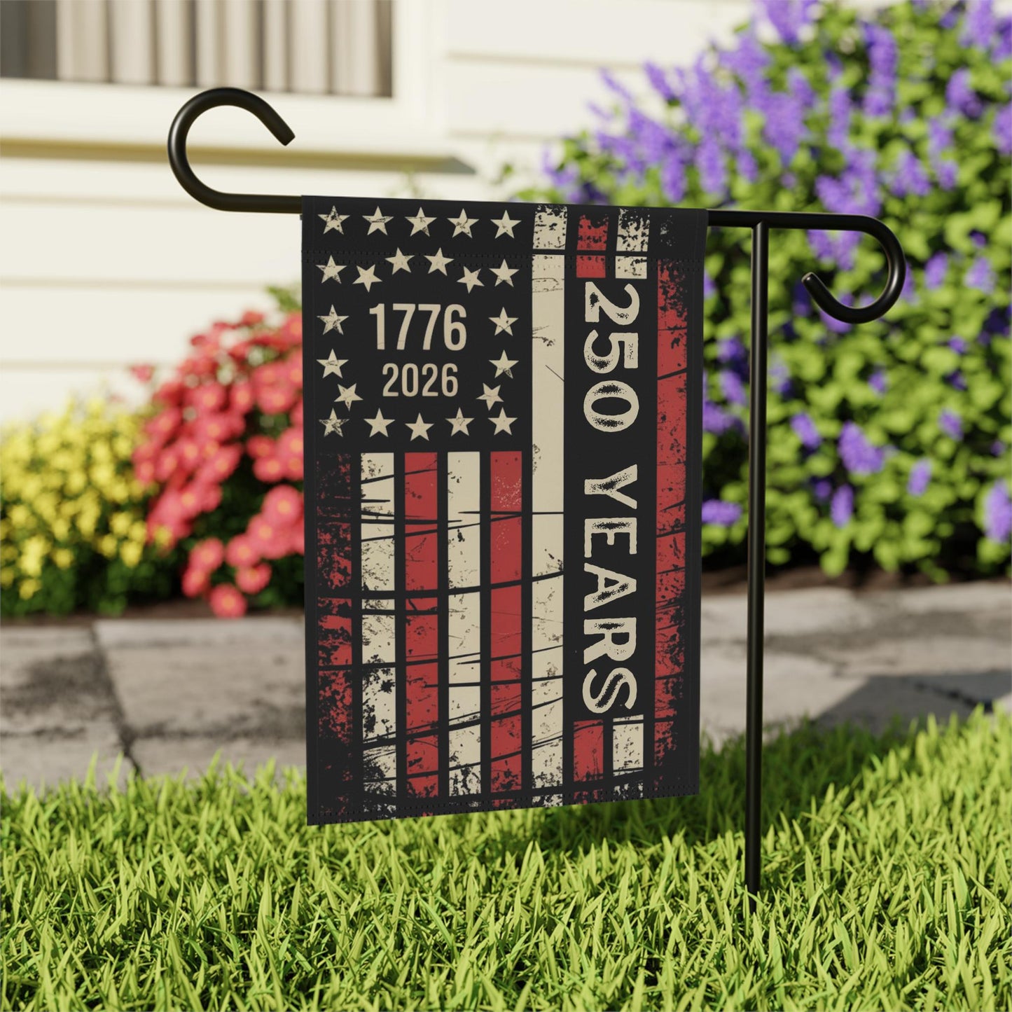 250 Years America Garden Flag, Anniversary USA Patriotic Flag, 1776-2026 Commemorative Flag, Patriotic Outdoor Decor (Copy)