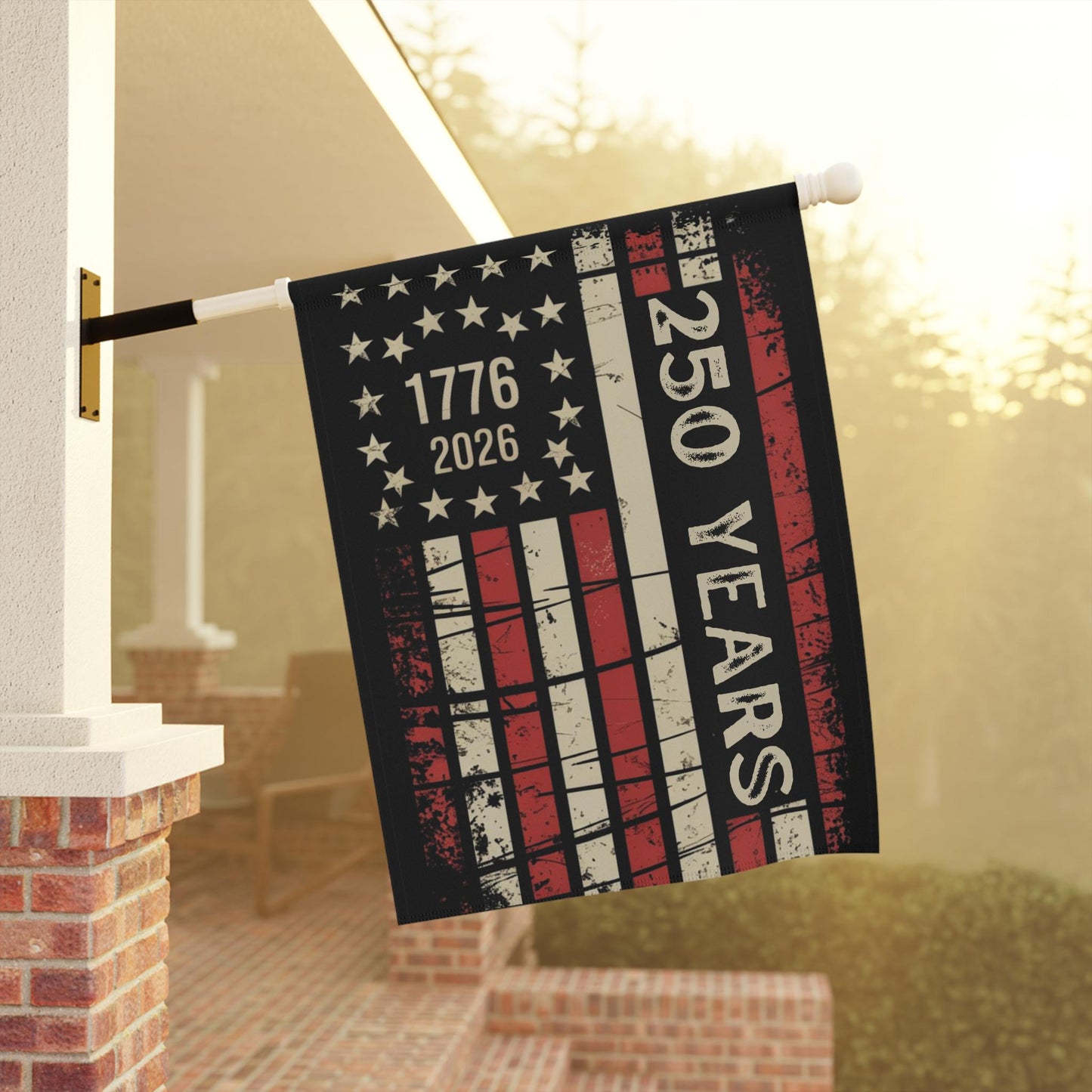 250 Years America Garden Flag, Anniversary USA Patriotic Flag, 1776-2026 Commemorative Flag, Patriotic Outdoor Decor (Copy)
