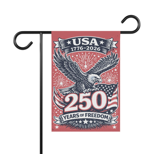 America 250th Anniversary Garden Flag, Patriotic Semiquincentennial Decor, America 250th Anniversary Garden Flag