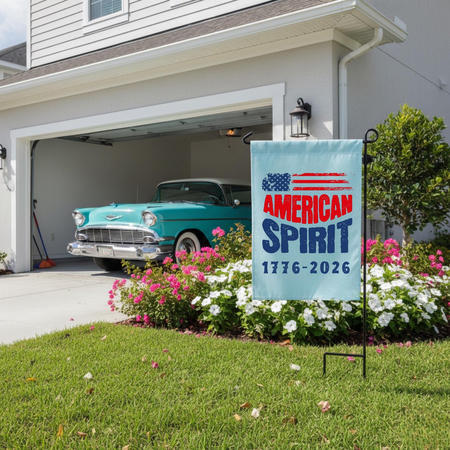 American Spirit Flag, 1776-2026 USA Banner, 250th Anniversary Patriotic Flag, Semiquincentennial Sign, Indoor Outdoor USA Decor