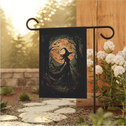 Witch Halloween Garden Flag Fall Decor