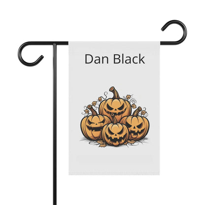 Jack-o'-Lantern Pumpkin Pile Garden Flag