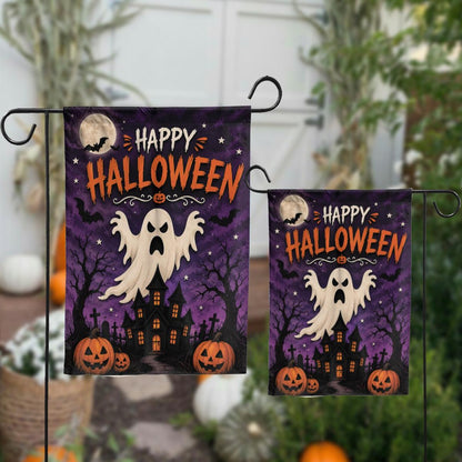 Happy Halloween Garden Flag