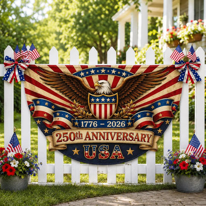 America 1776-2026 Eagle Heritage Flag