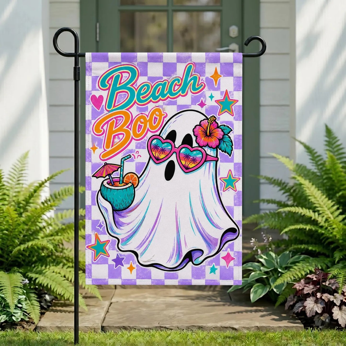 Cute Spooky Beach House Outdoor Decor
