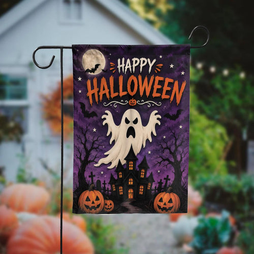 Happy Halloween Garden Flag