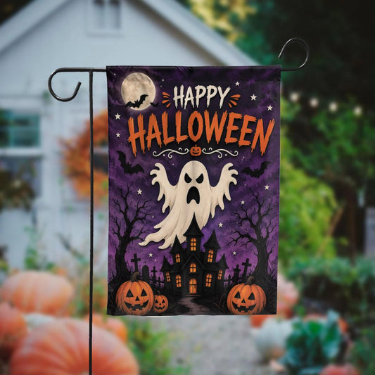 Happy Halloween Garden Flag