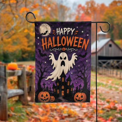 Happy Halloween Garden Flag